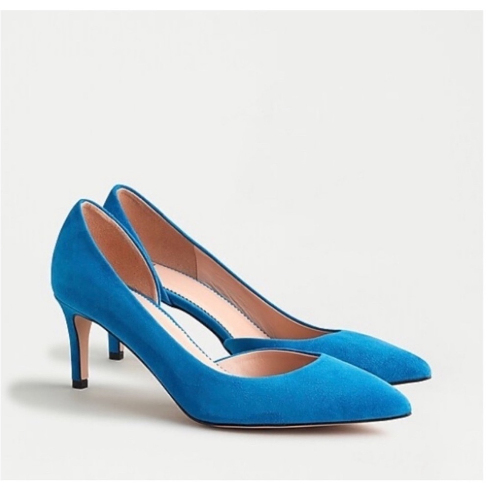 J. Crew Blue Heels